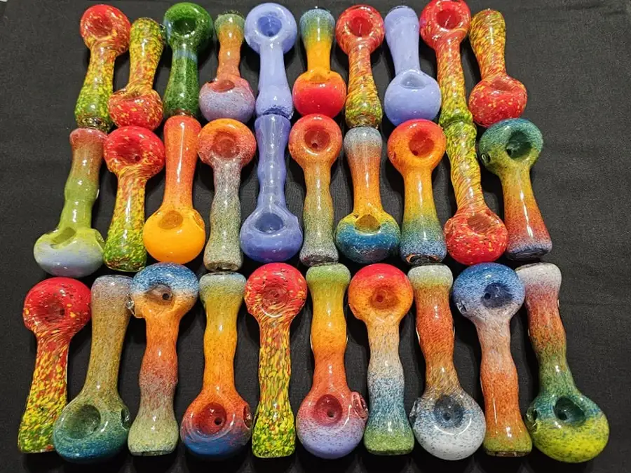 A bright collection of glass color