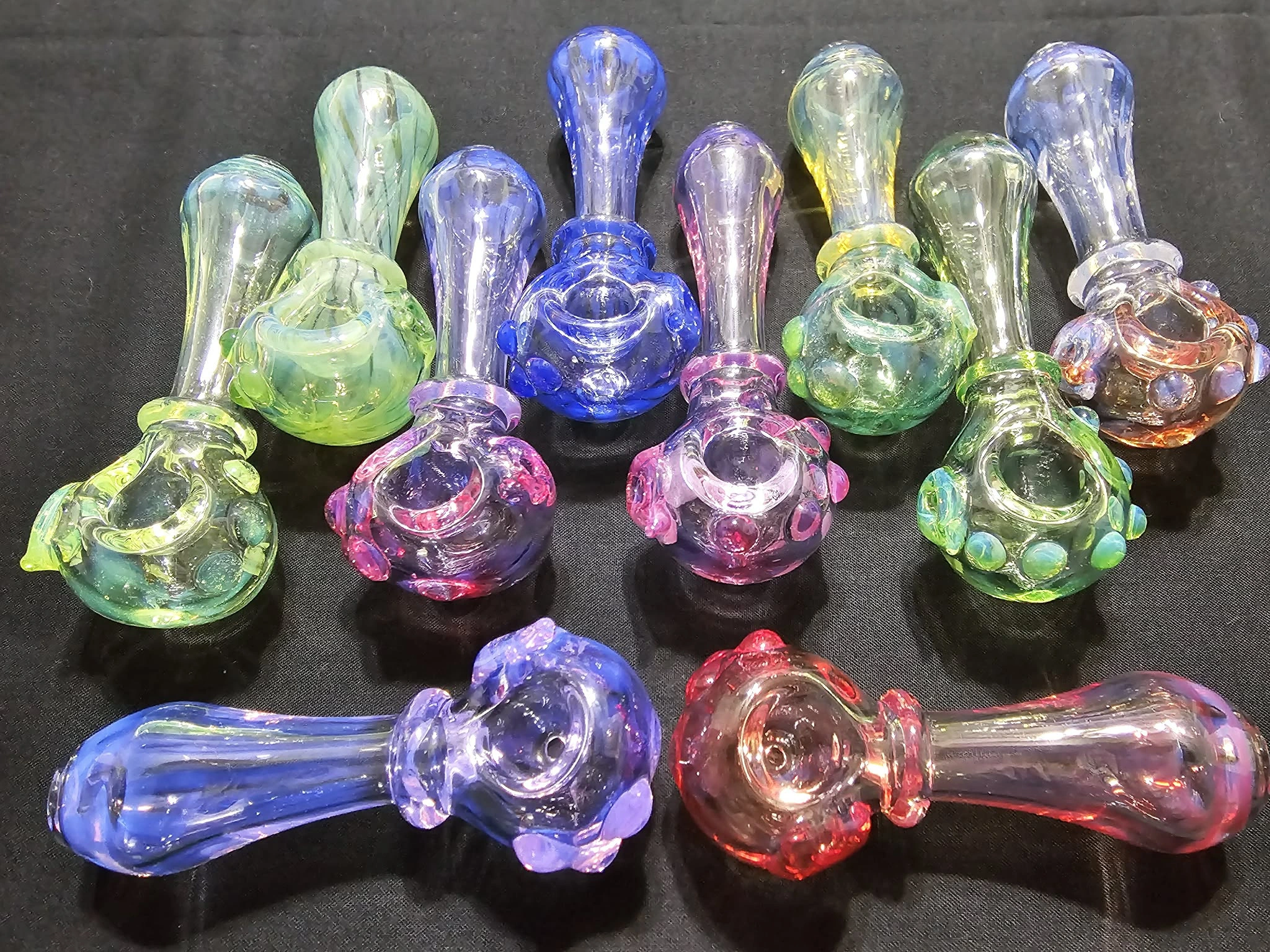Josh’s translucent jelly pipes — original studio photograph